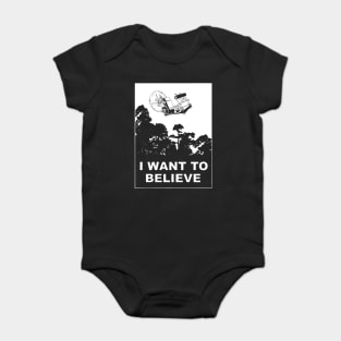 I Want to Believe in Time Machine Baby Bodysuit